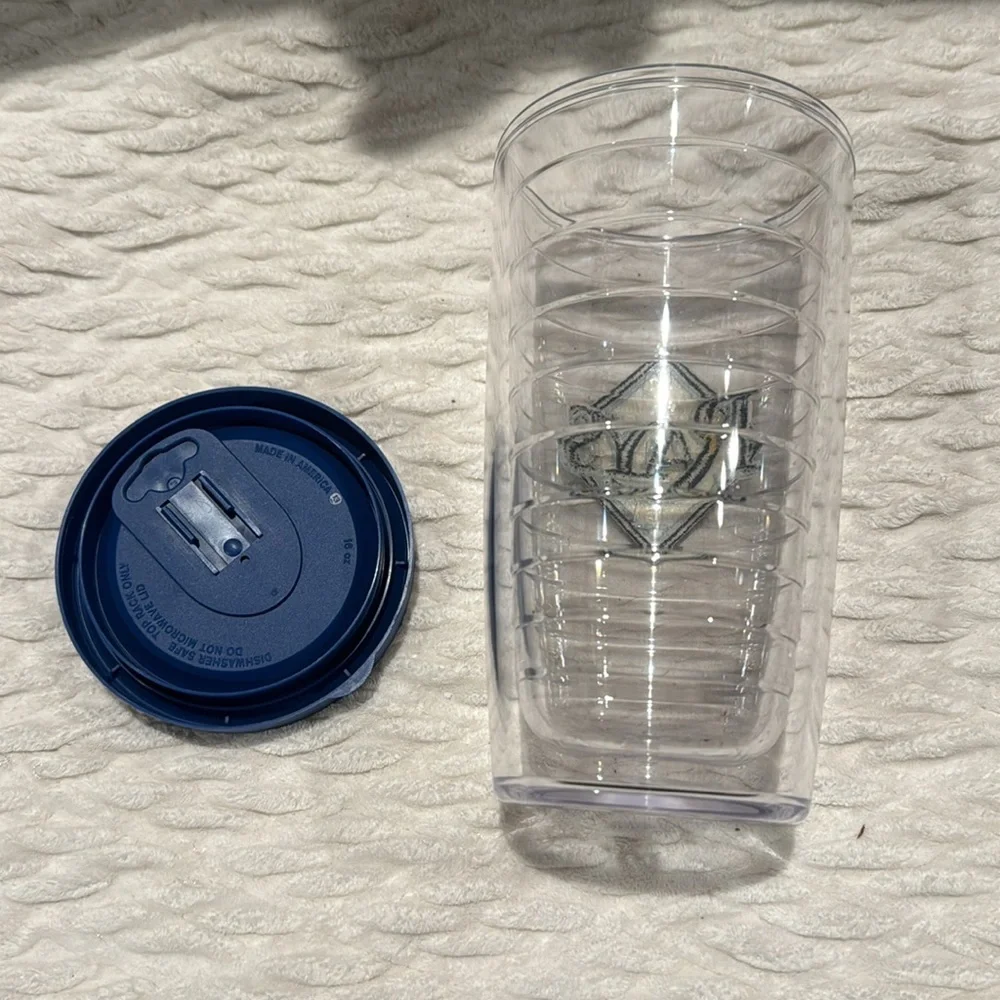 Tervis Tampa Bay Rays 16oz Double Walled Tumbler W/ Lid MLB USA